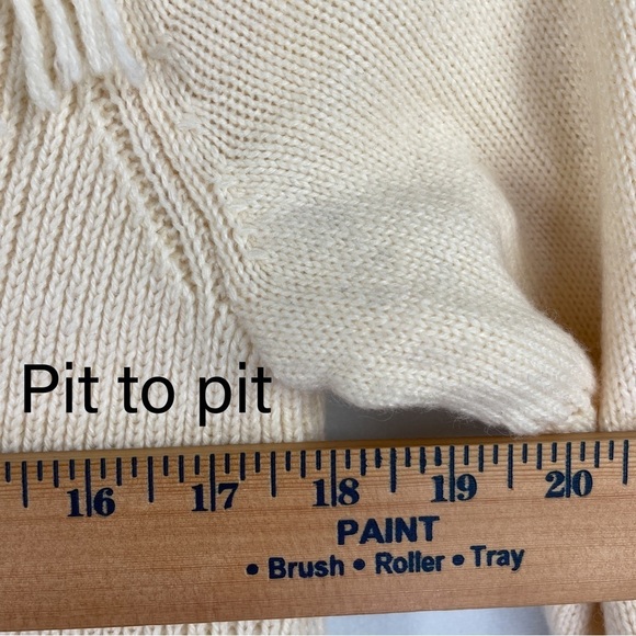 Lane Bryant cream fringed sweater size 14/16 NWT - Picture 12 of 15